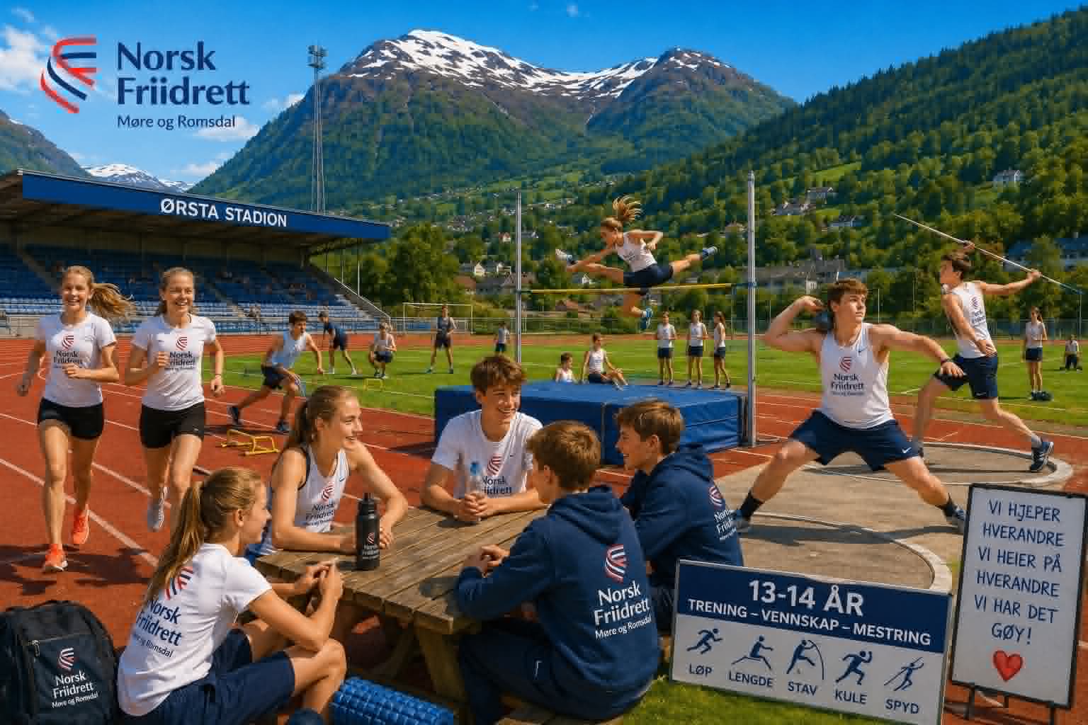 Extra samling for 13-14 åringar i Møre og Romsdal