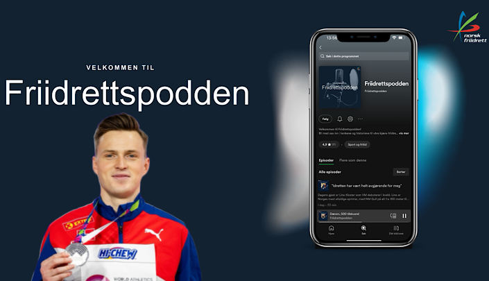 Hør friidrettspodden med Karsten Warholm
