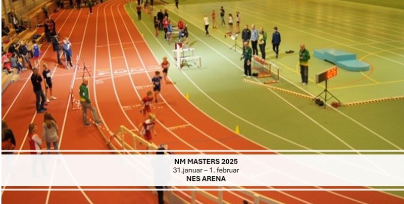 Invitasjon til innendørs-NM for masters 2026