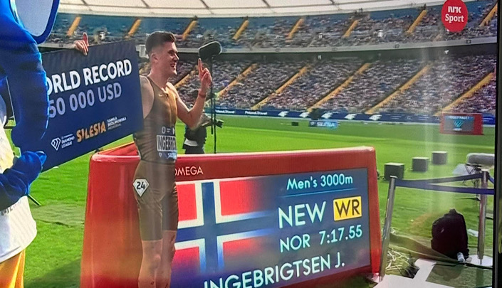 Verdensrekord av Jakob Asserson Ingebrigtsen