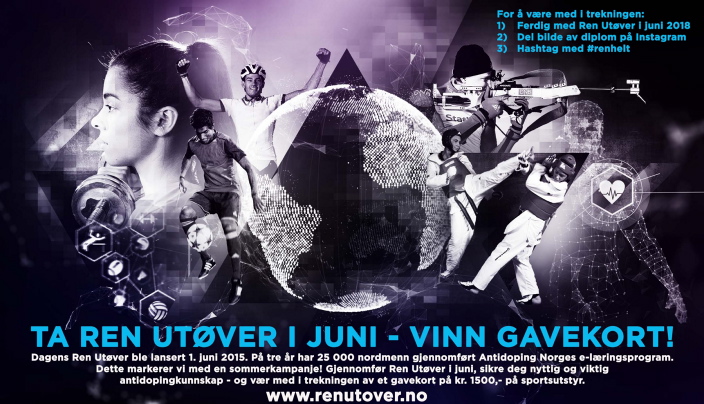 Bli med på ADNO sin Ren Utøver-konkurranse