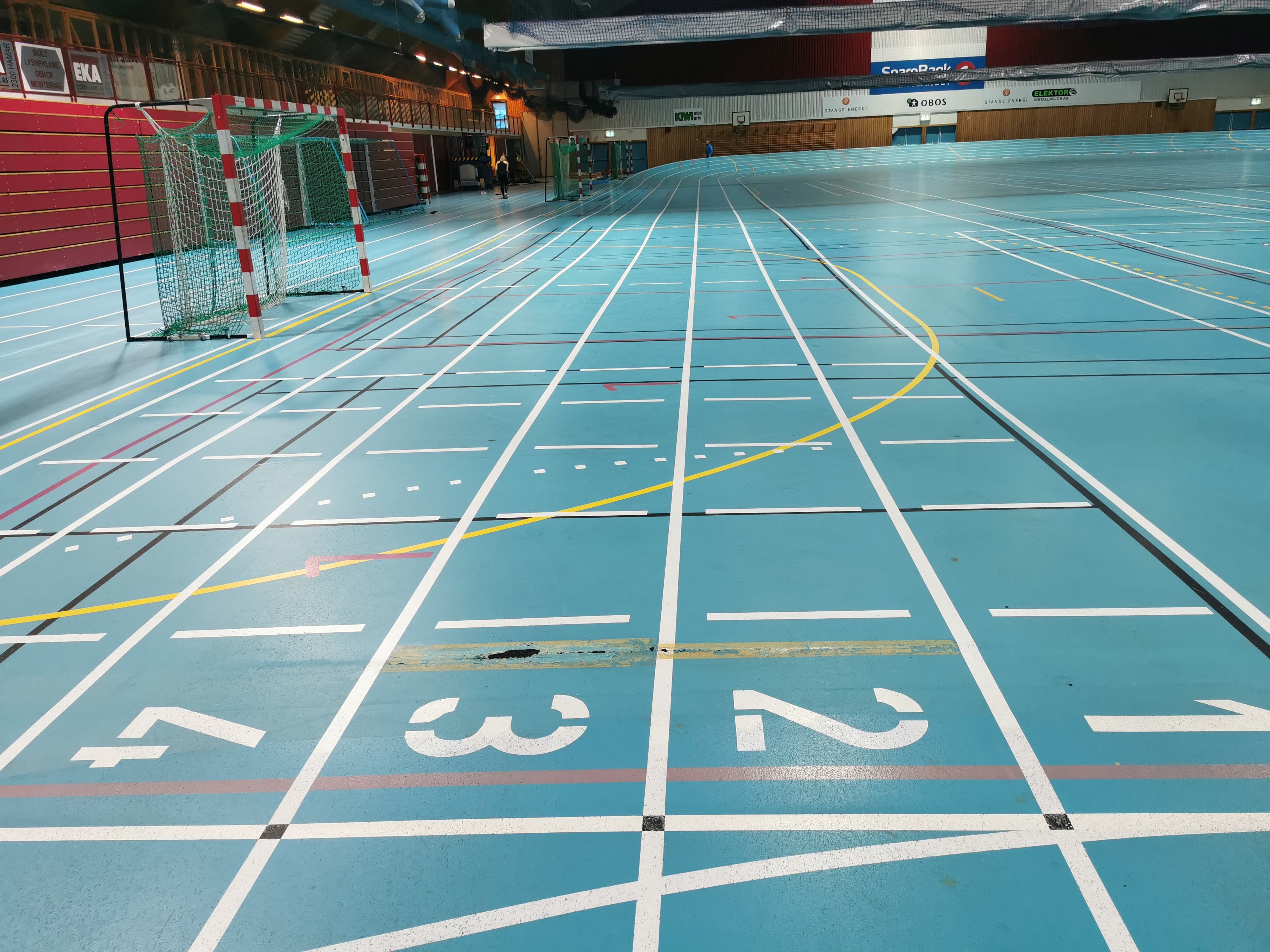 Trening i Stangehallen i april.