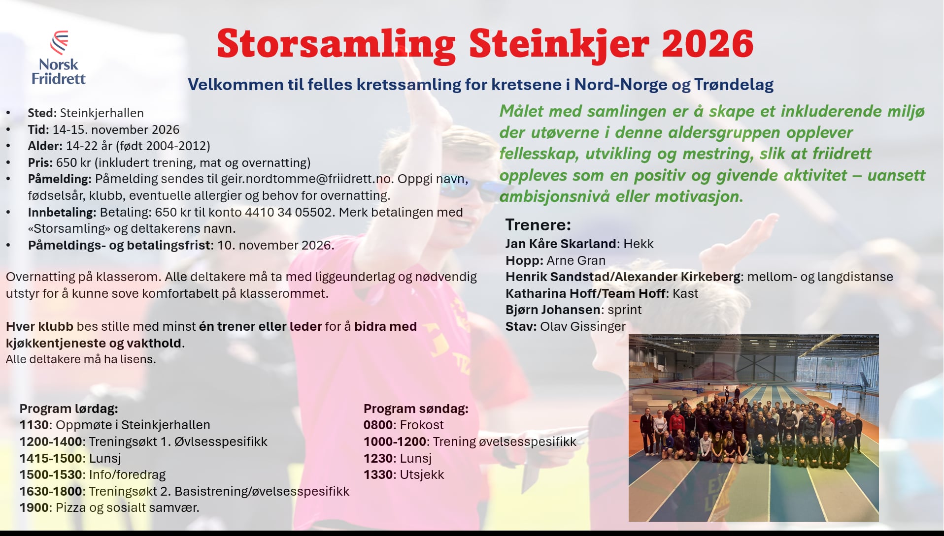 Storsamling i Steinkjer