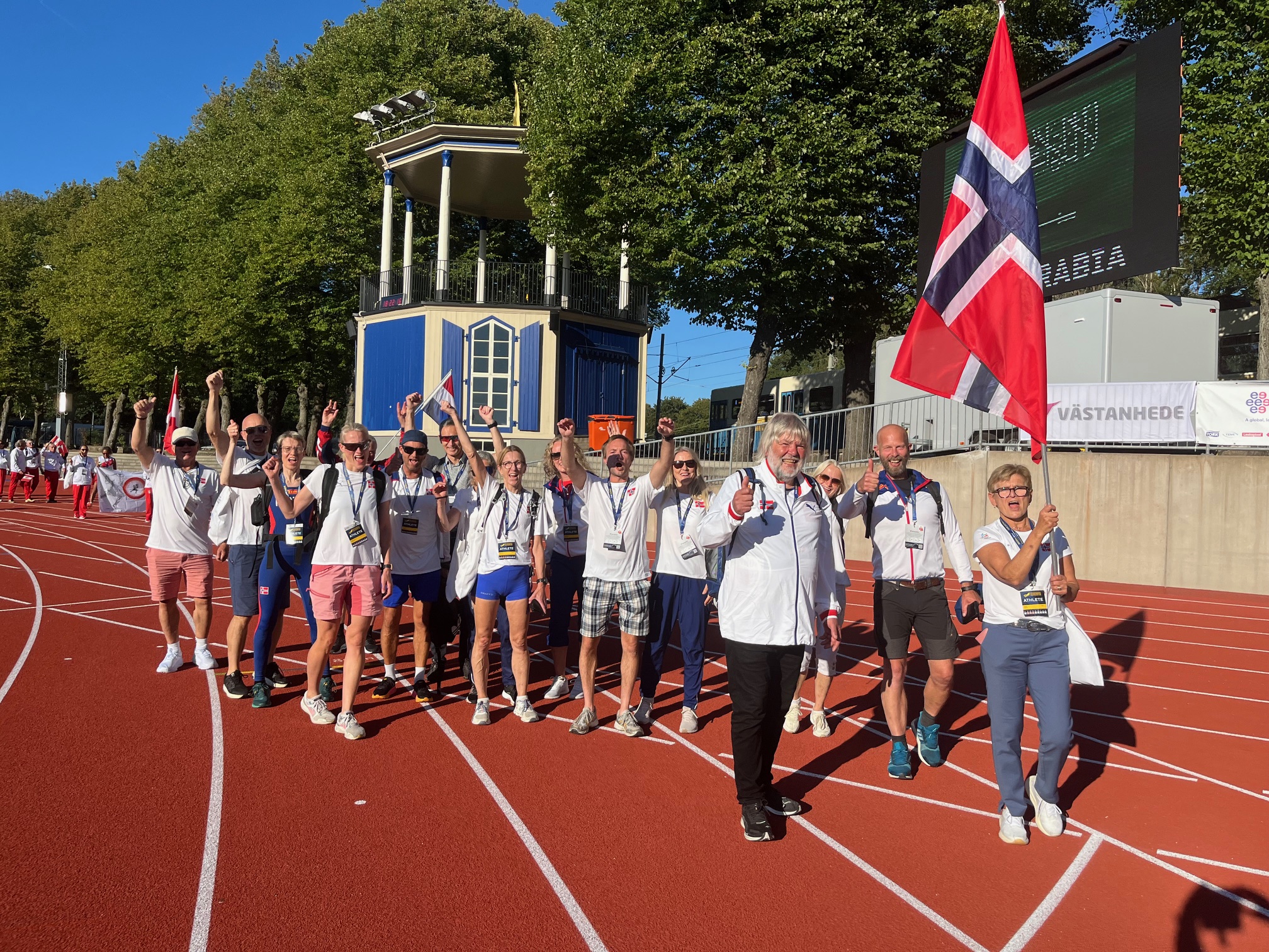 Over 70 norske utøvere er påmeldt til årets NM for masters på Madeira i tidsrommet 8.-19. oktober 2025. Her fra åpningen av VM i Gøteborg i 2024. FOTO: Torrey Enoksen