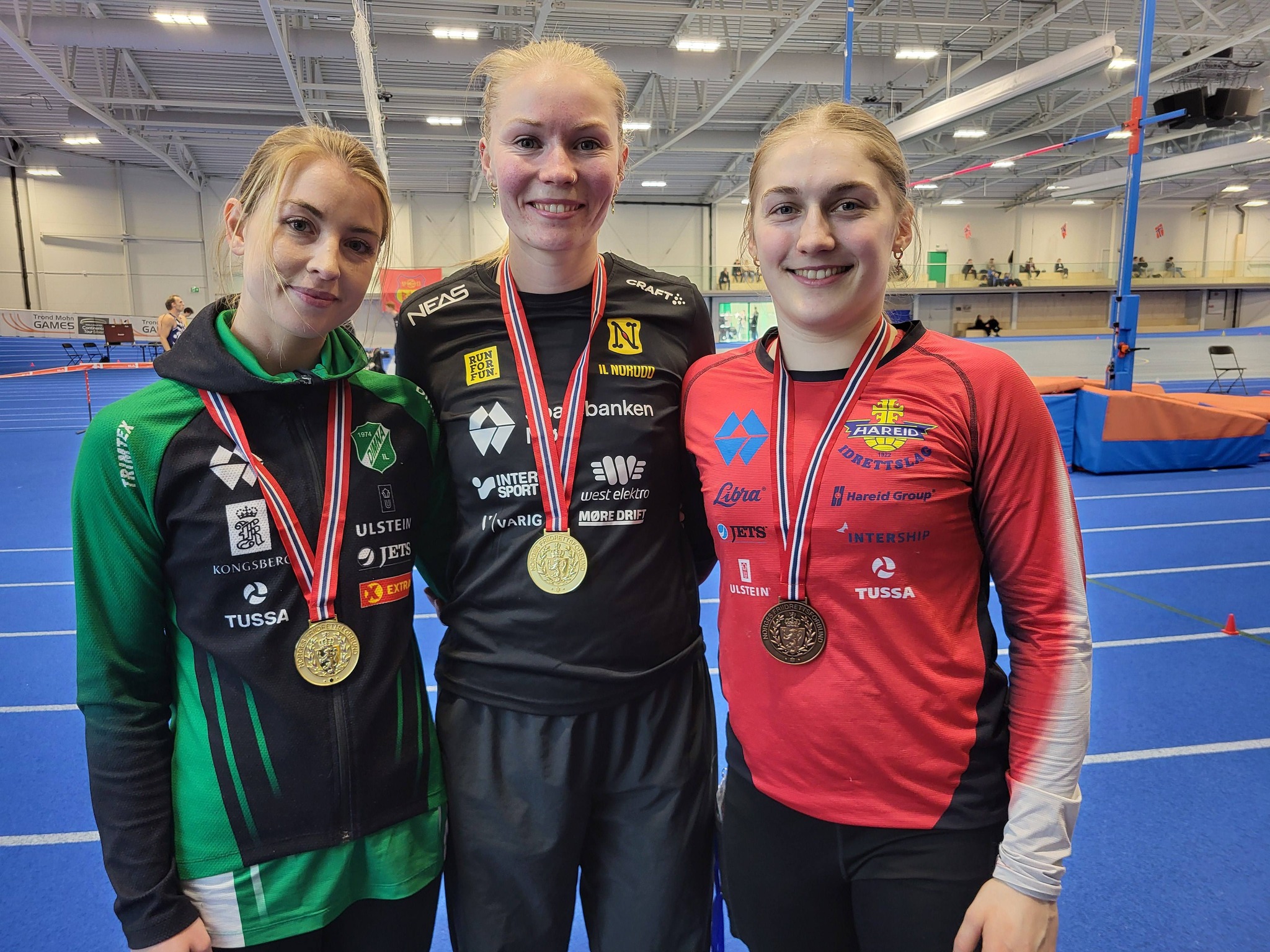 Medaljefangst i innandørs NM i helga