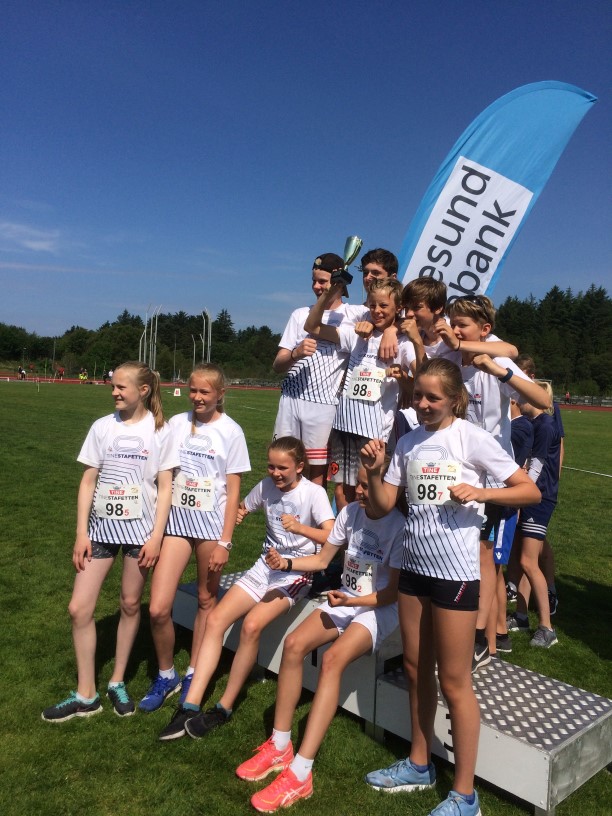 Vinner 7. trinn Jåtten Skole. Foto: Signe Emilsen