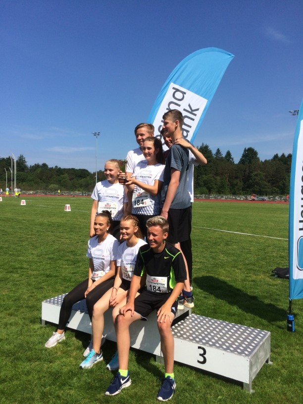 Vinner 9. trinn Husabø Ungdomskole. Foto Signe Emilsen