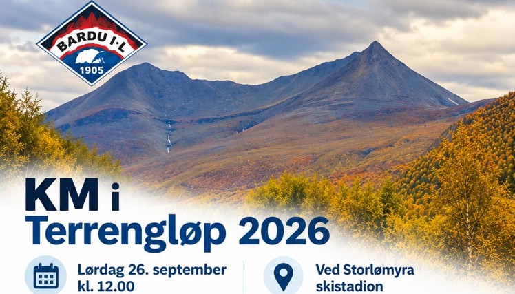 Invitasjon til KM i terrengløp, 26 september 2026