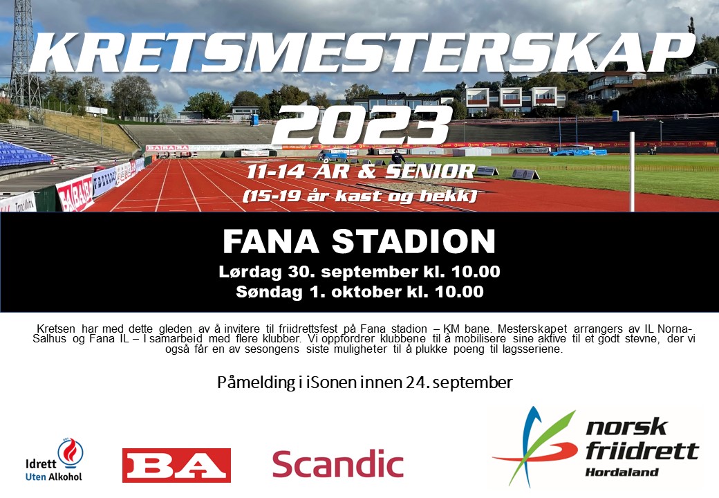 Kretsmesterskap bane 2023