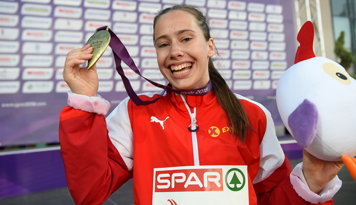 UNDER EM U-18 I GYØR BLE DET I DAG TO GULLMEDALJER TIL BERGEN OG HORDALAND.