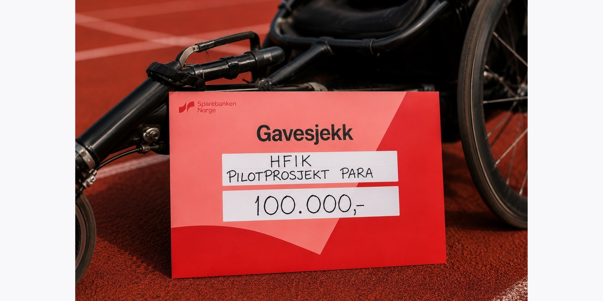 100.000 kroner fra Sparebanken Norge - Viktig kickstart for nytt Paraprosjekt