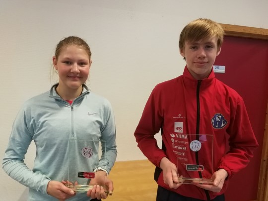 Hanna og Magnus til topps