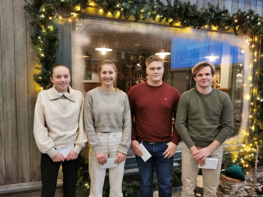 Andrea Brække,  Anniken Aarebrot, Emil Lukassen Tårneby  og Martin Pettersen..jpg