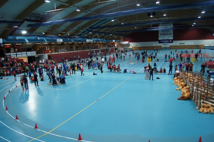 Trening i Stangehallen i julen