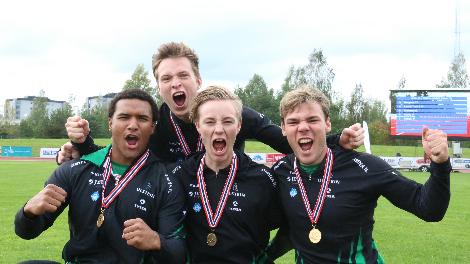 Dimna med stafettgull Dimna med stafettgull