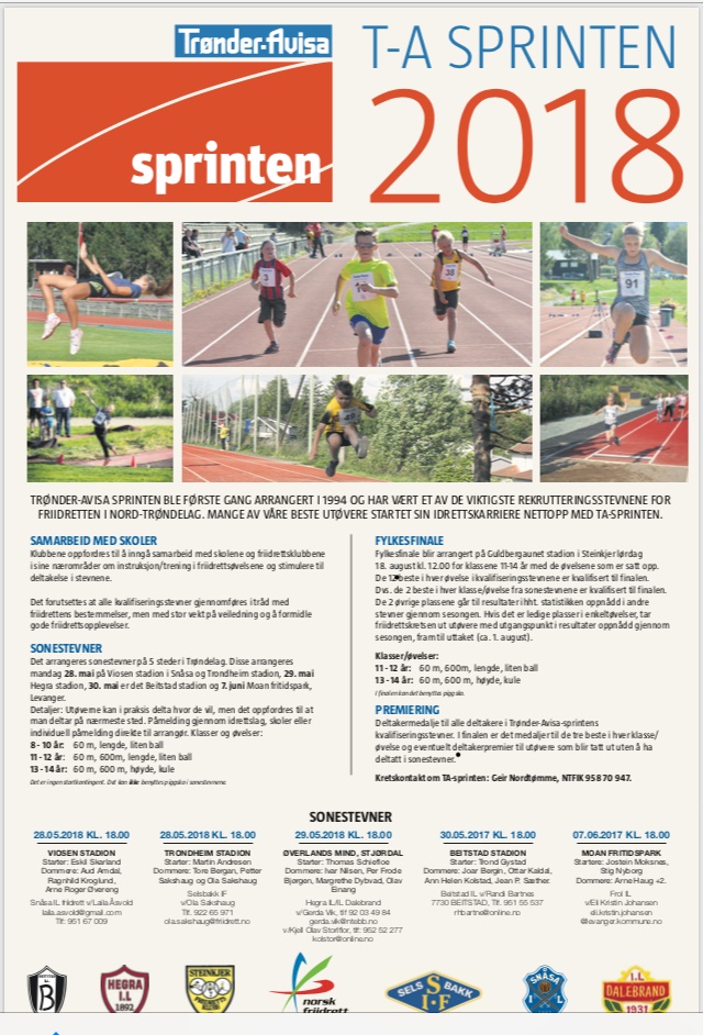 TA sprinten 2018