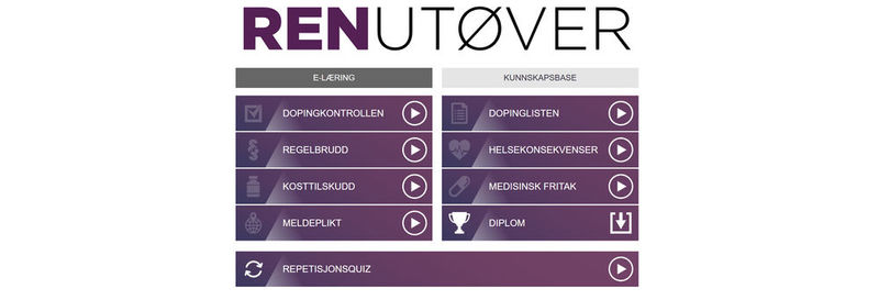 Ny repetisjonsmodul på Ren Utøver