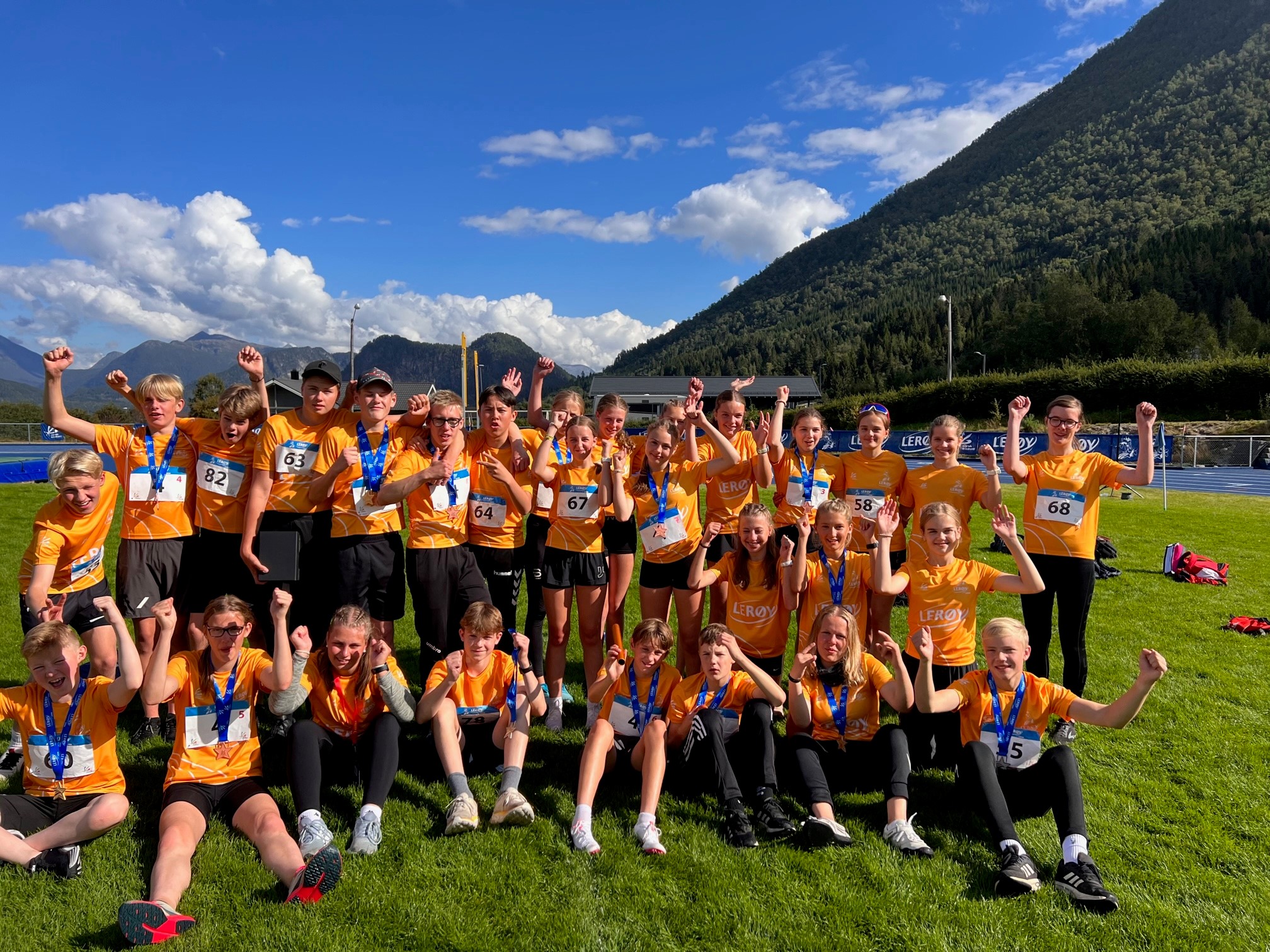 Gratulerer - 2.plass i Lerøy-lekene 2022
