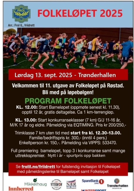 Bli med på løpebølgen - Folkeløpet 2025