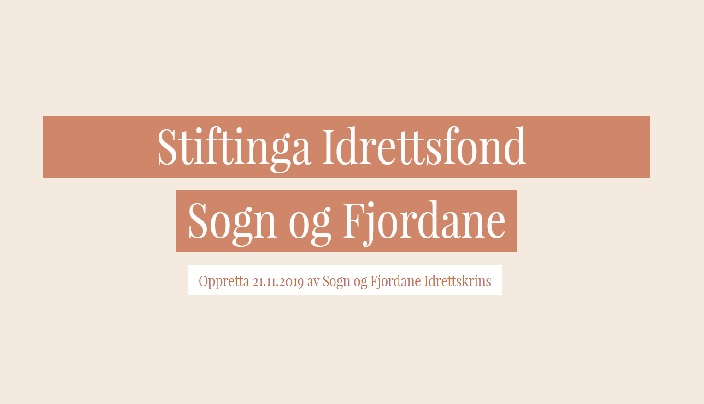 Søk om støtte hos Stiftinga Idrettsfond
