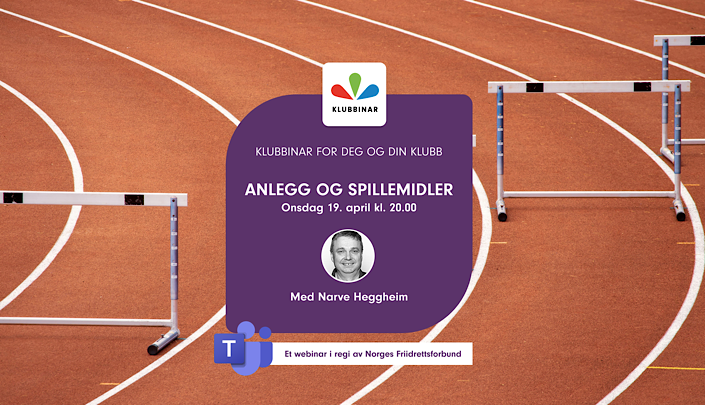 Webinar om anlegg og spillemidler