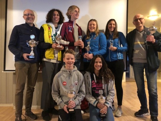 Prisutdeling på lagledermøtet til Vestfold friidrettskrets